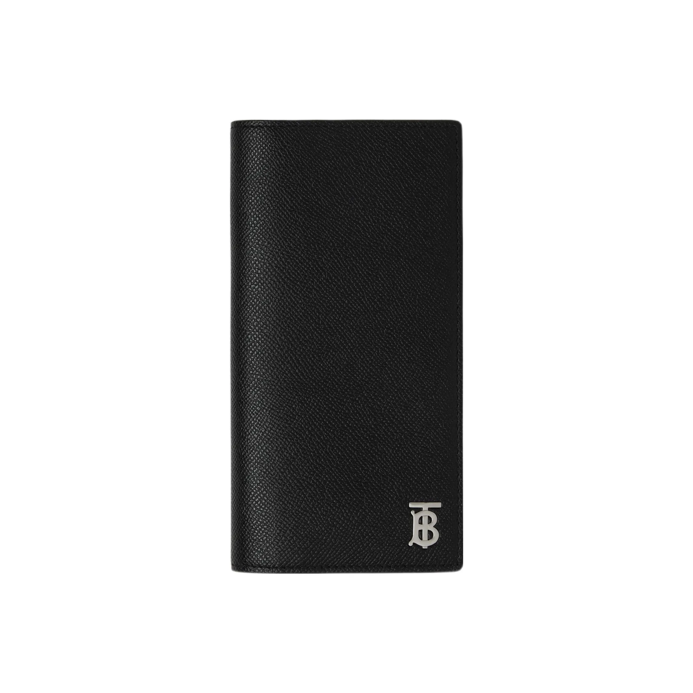 Burberry Calfskin Wallet Men's Black