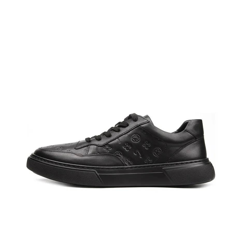 Satchi Low Top Stylish Skateboarding Shoes Men's Black