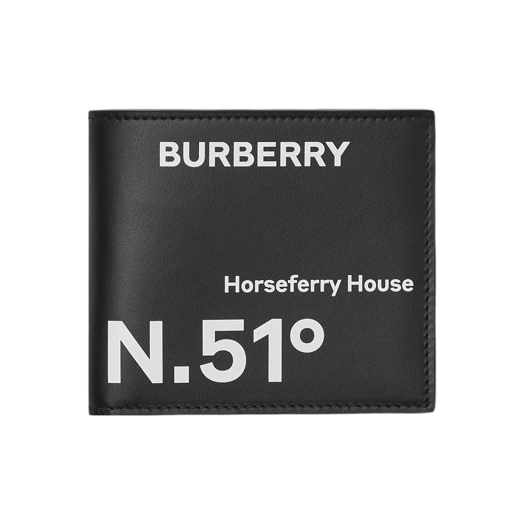 Burberry Телячья кожа Кошелек Мужской Черный