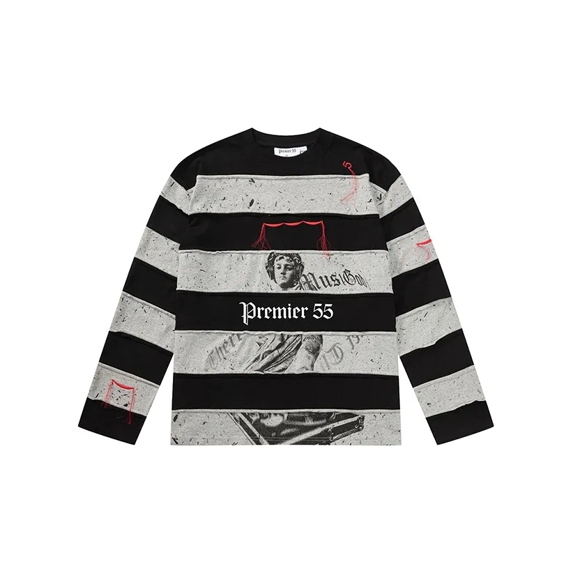 P5 Long Sleeved T Shirt Unisex Multicolor