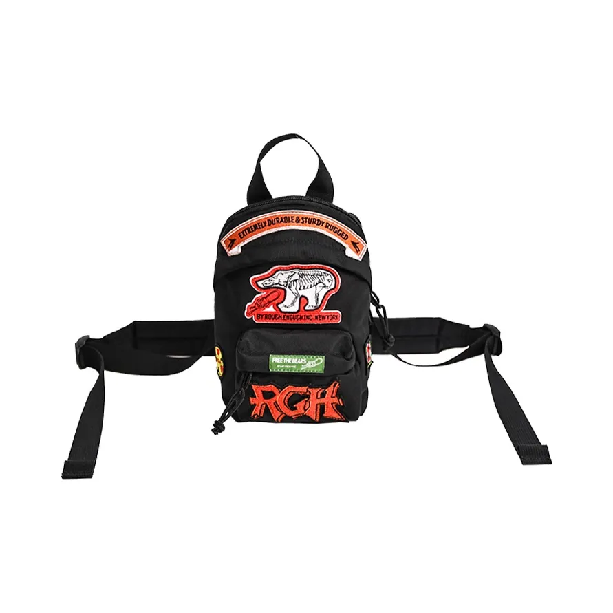 Rough Enough Холст Через плечо Маленькая Сумка Холст Сумка Сумка на одно плечо Средняя Сумка Унисекс