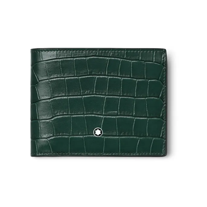MONTBLANC Meisterstuck Cow Leather Patchwork Wallet Men's British Green