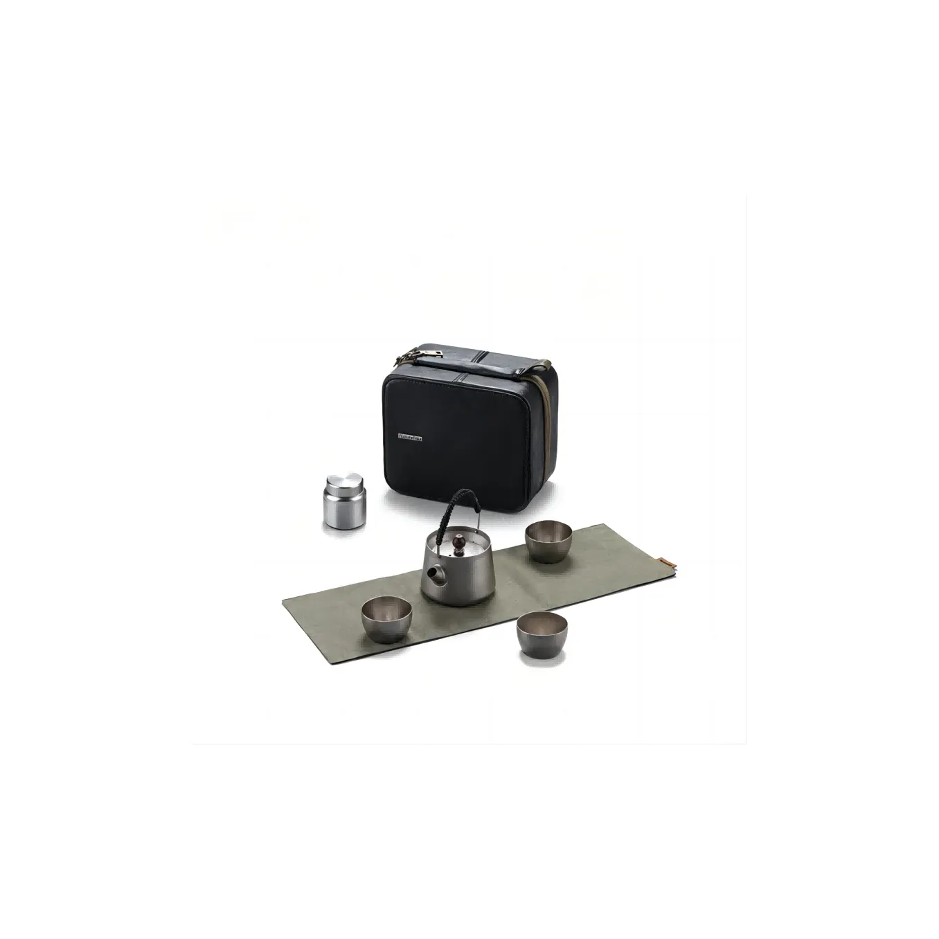 NATUREHIKE Outdoor Water Equipment Outdoor Water Equipment Set Tea Cup 40ML Teapot 250ML Titanium Aluminum Alloy