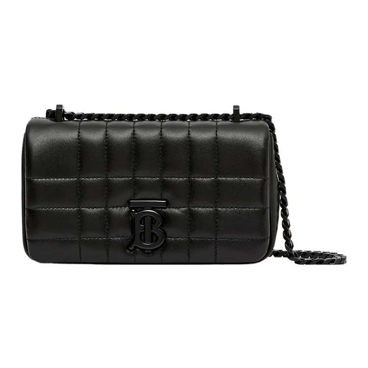 Burberry Lola Bag Lambskin Camera Bag, Crossbody Bag, Shoulder Bag Women's Black