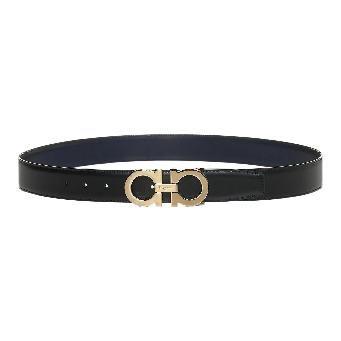 FERRAGAMO Pin Buckle Minimalist Style Casual Men's Width  3.5cm