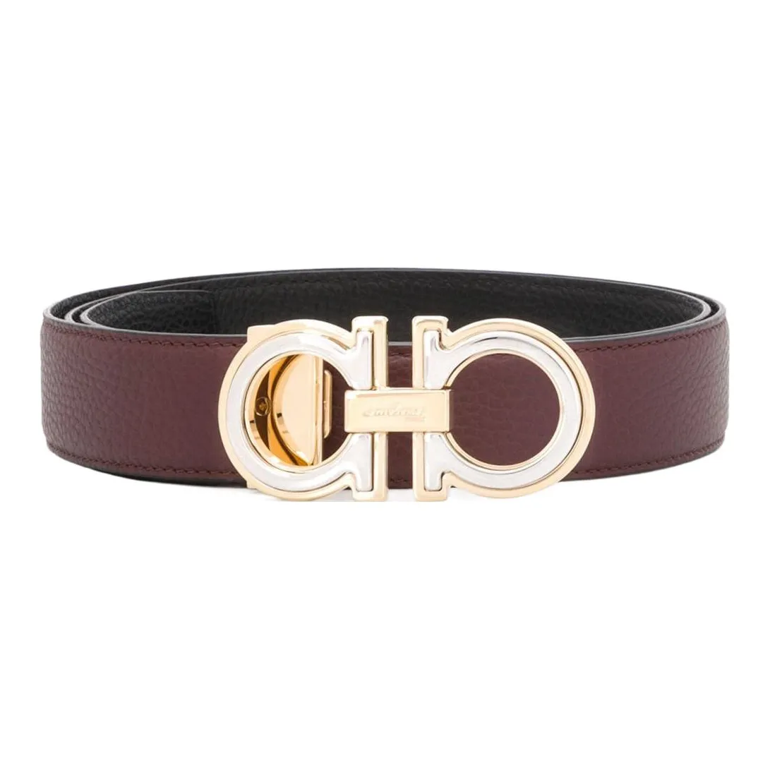 FERRAGAMO Кожаные ремни Мужской Ширина 3,5 см