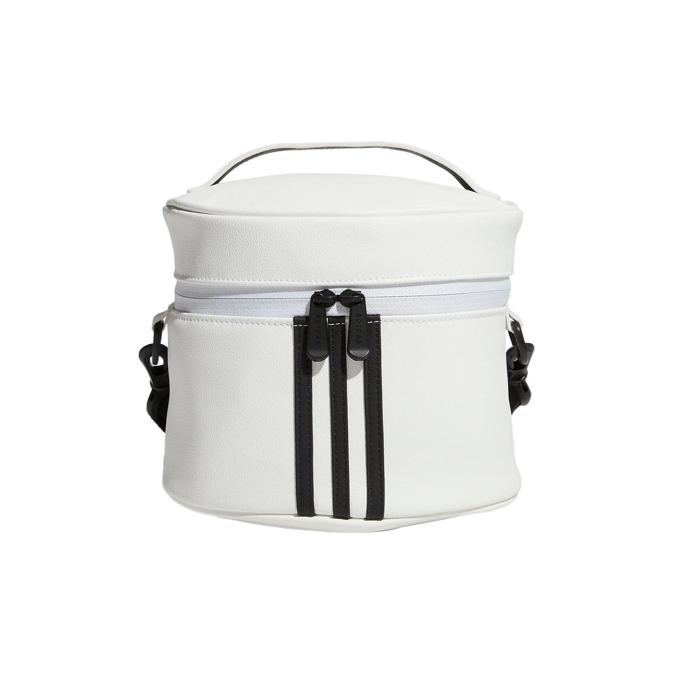 Adidas Polyurethane Golf Bag, Cylinder Bag, Shoulder Bag, Crossbody Bag, Handbag Regular Women's White