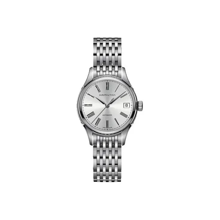 HAMILTON Automatic Mechanical Movement Women's Watch Silver Dial Stainless Steel Case Stainless Steel Watchband