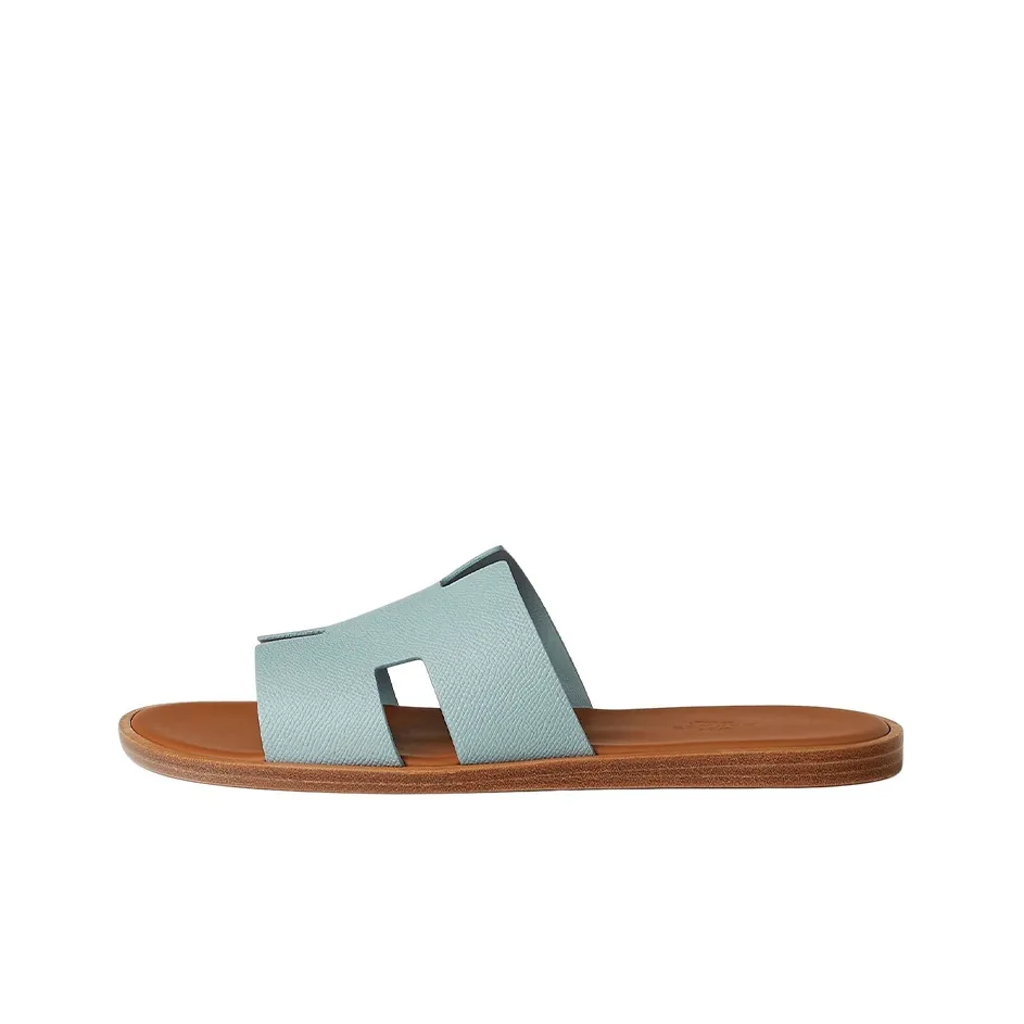 HERMES Izmir Slide Slippers Men's Light Blue