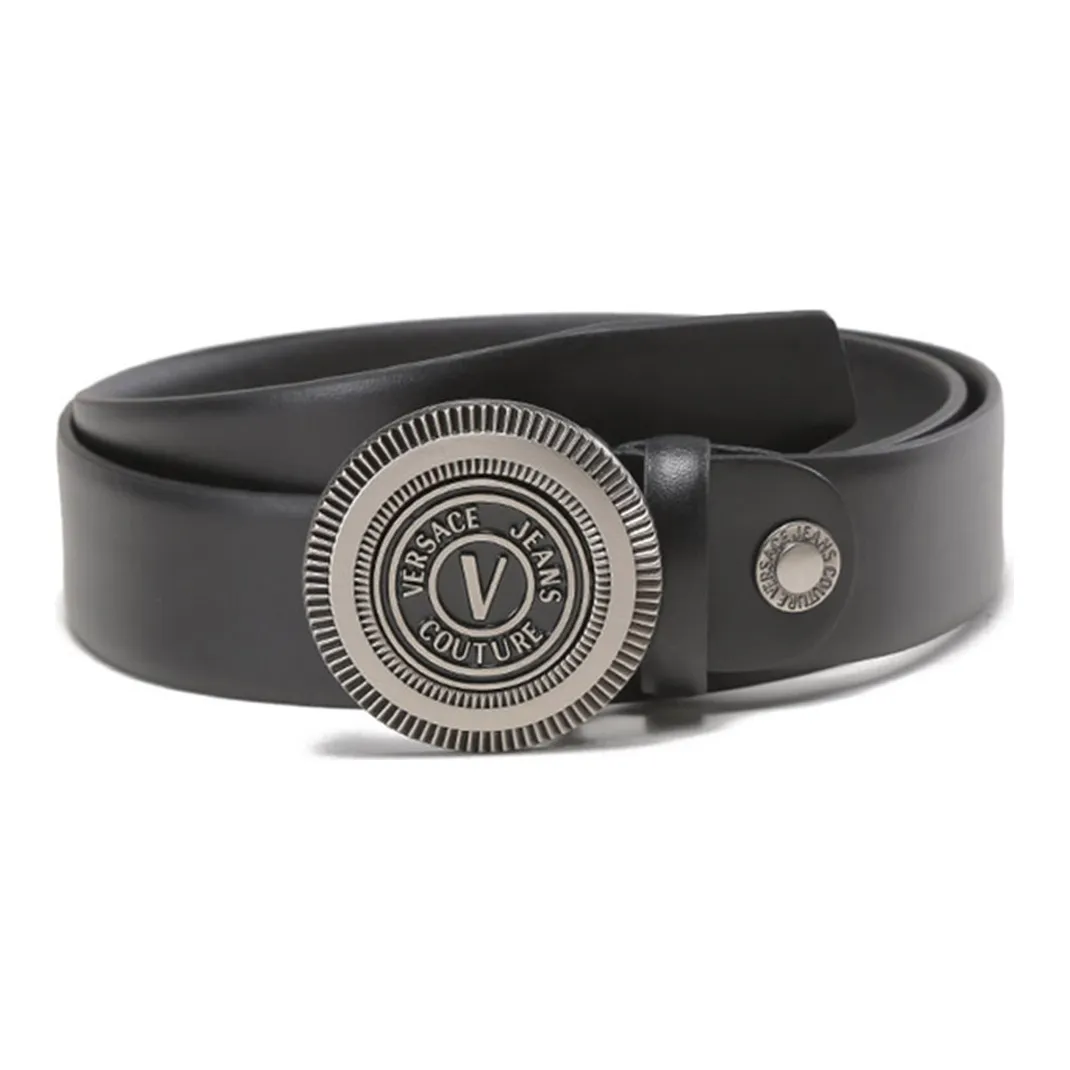 VERSACE JEANS COUTURE Leather Belts Men's Black