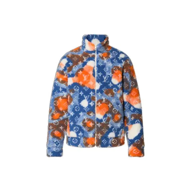LOUIS VUITTON Jacquard Camo Fleece Blouson