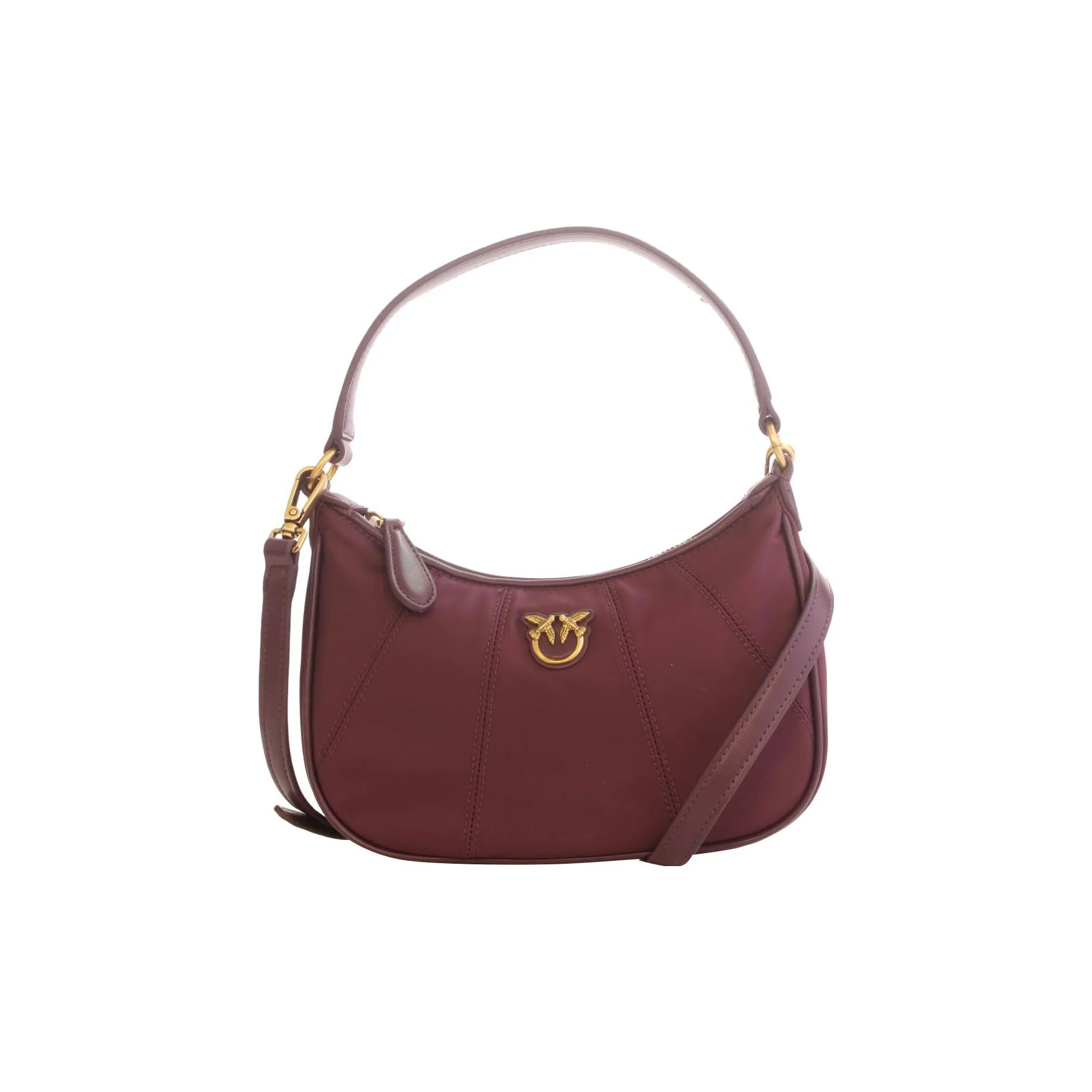 PINKO Полиэстер Портативный Сумка через плечо Сумка на плечо Мини Женская Фиолетовая