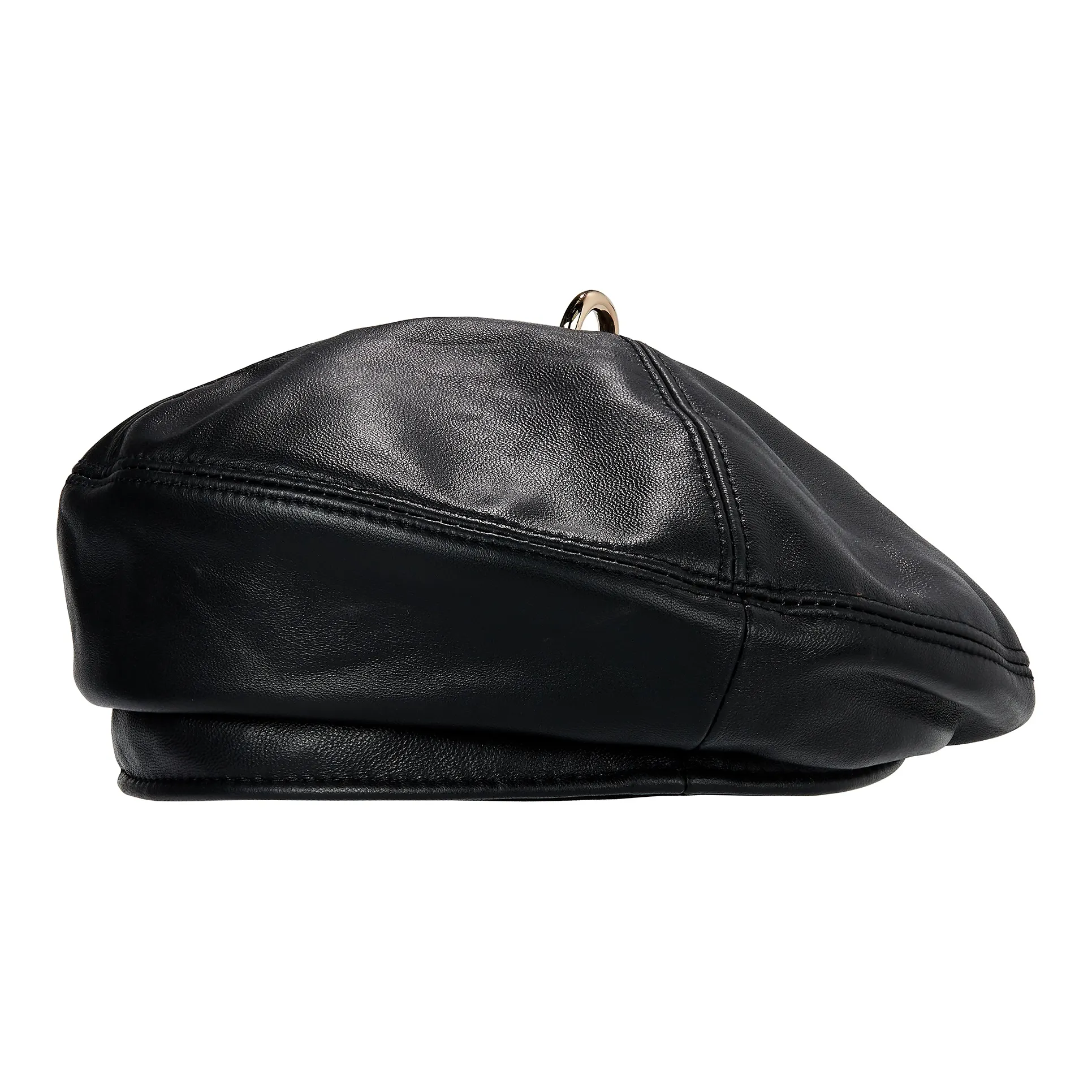 CLARKIA FLOWER PU кожа Береты Женские Черный