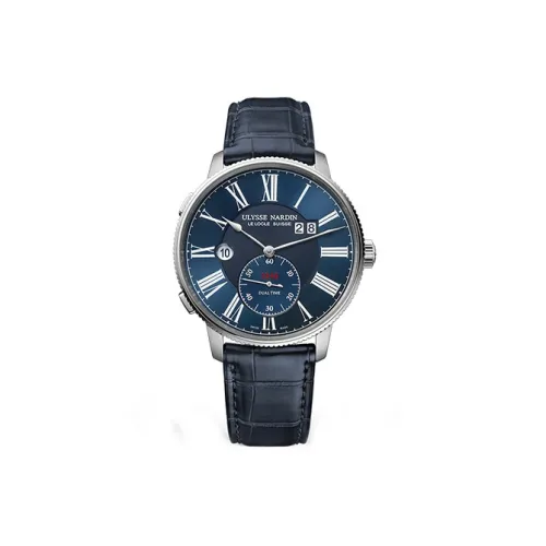 ULYSSE NARDIN Автоматический Механический Движение Мужские Часы 44 мм Синий