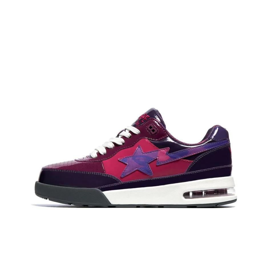 BAPE A BATHING APE Bape Road Sta Patent Leather Purple 2022