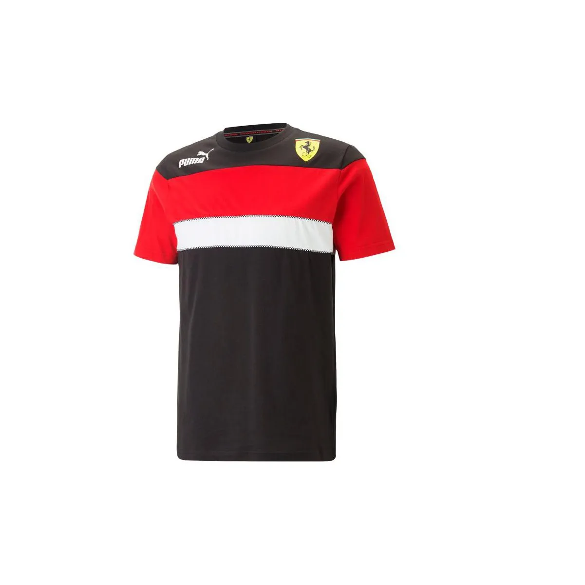 PUMA Ferrari Черная Унисекс Футболка