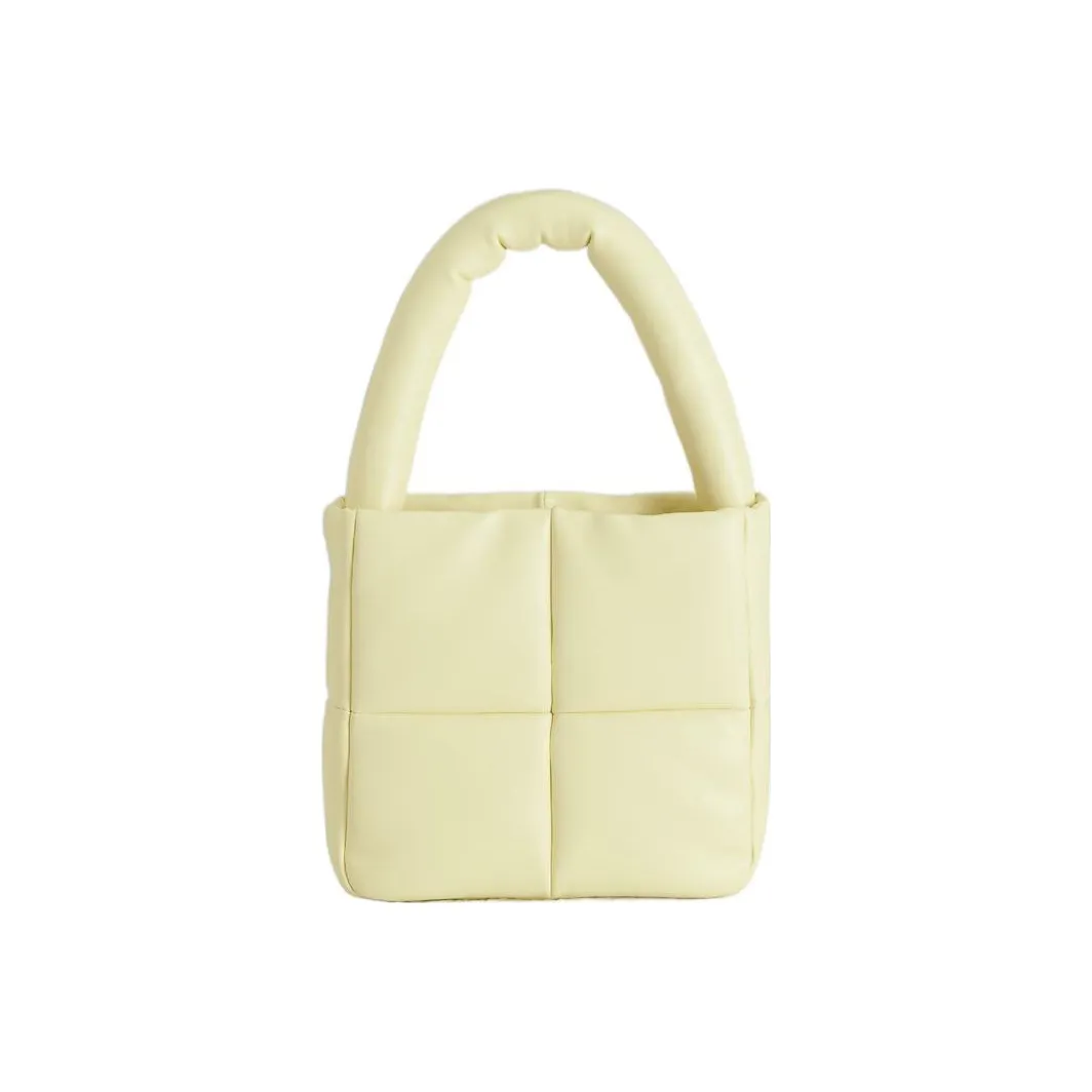 THE YELLOW SHOP Экологичный Кожа Пух Сумка Тоут Сумка Средний Женские Масляный