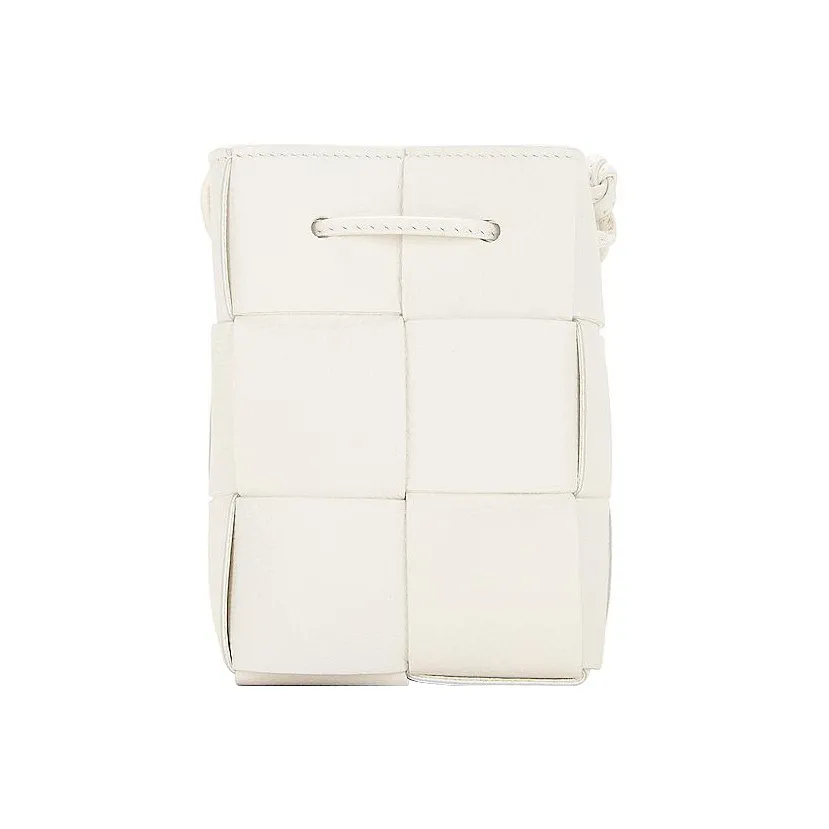 Bottega Veneta Leather Bucket Bags Crossbody Bag, Shoulder Bag Women's White