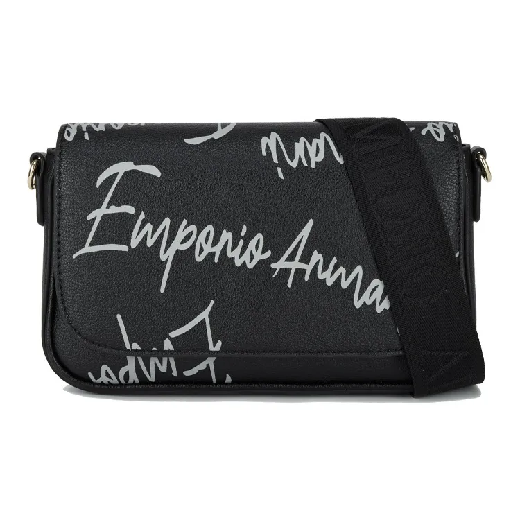 EMPORIO ARMANI Polyurethane With Polyester Crossbody Bag, Shoulder Bag Women's Black
