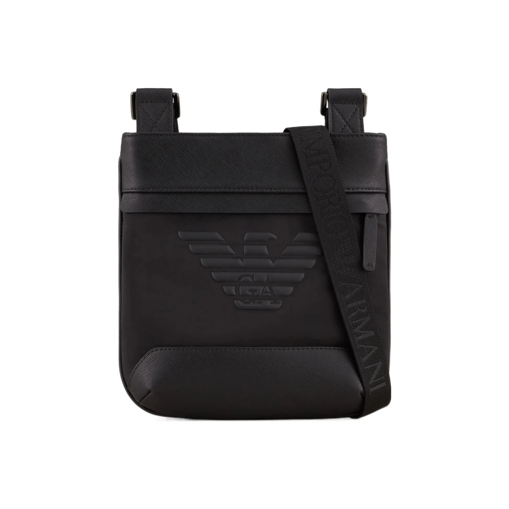 EMPORIO ARMANI Полиуретан Сумка через плечо Мужская Черная