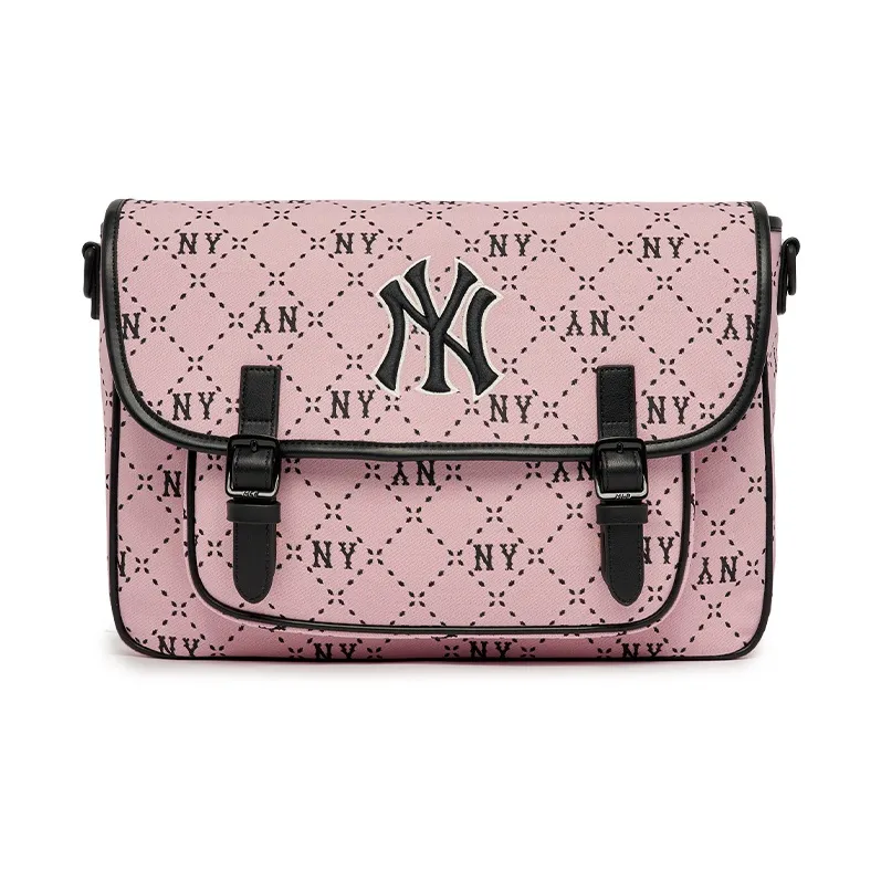 MLB Полиэстер с искусственной кожей нейлоновый рюкзак сумка через плечо стандартный женский розовый