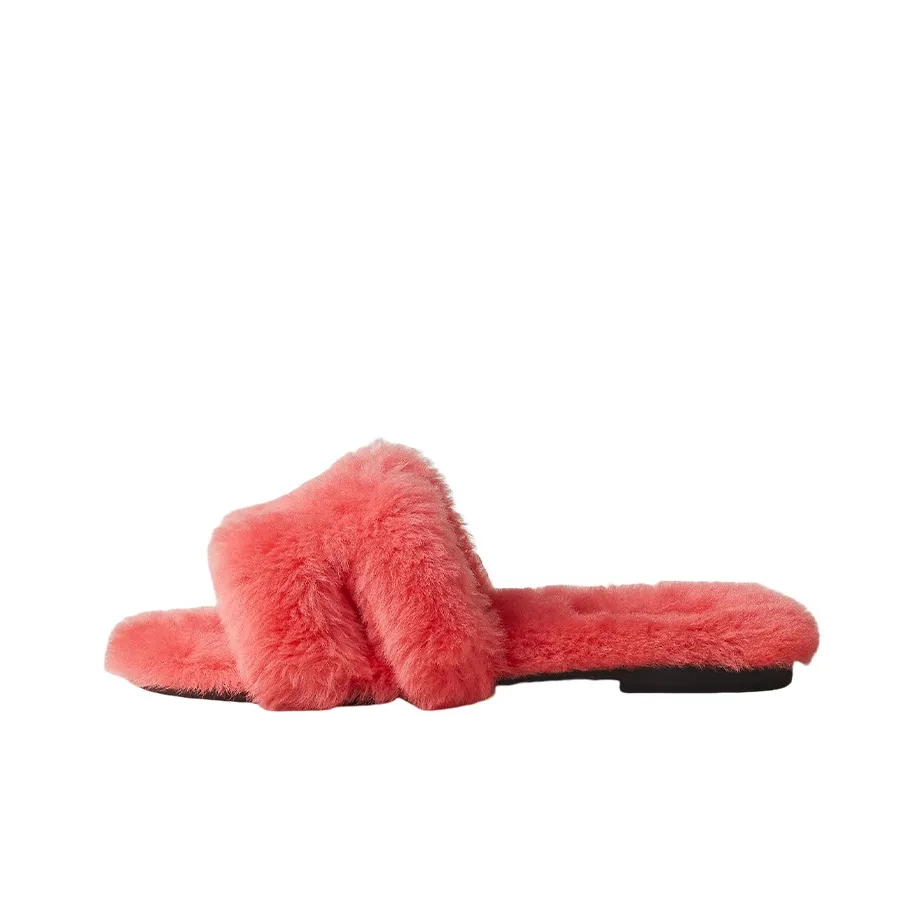 HERMES Picotin Oran Sandals Red Women's