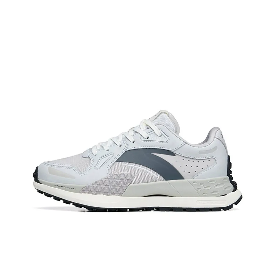 ANTA Амортизирующие шоки противоскользящие устойчивые к истиранию низкий топ беговые кроссовки женские серый