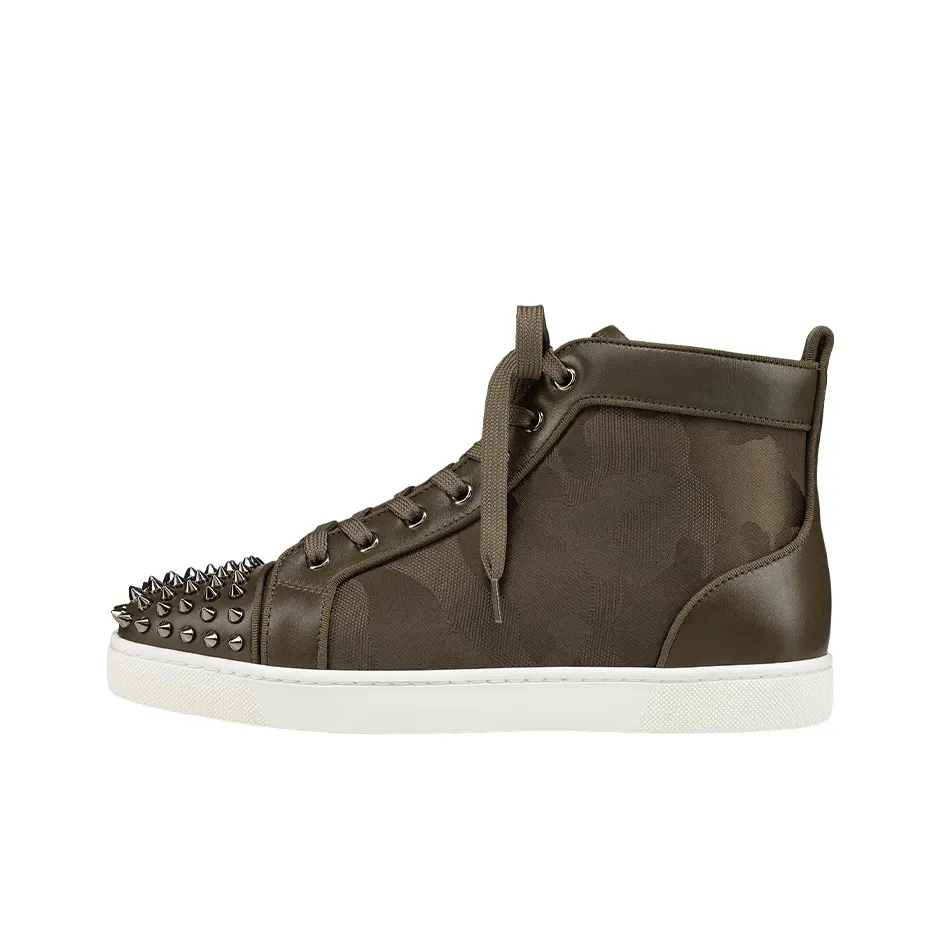 Christian Louboutin Lou Spikes Orlato Flat Balmore