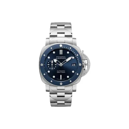 PANERAI Автоматический Механический Movement Мужские часы Submersible Collection, 42 мм, синий