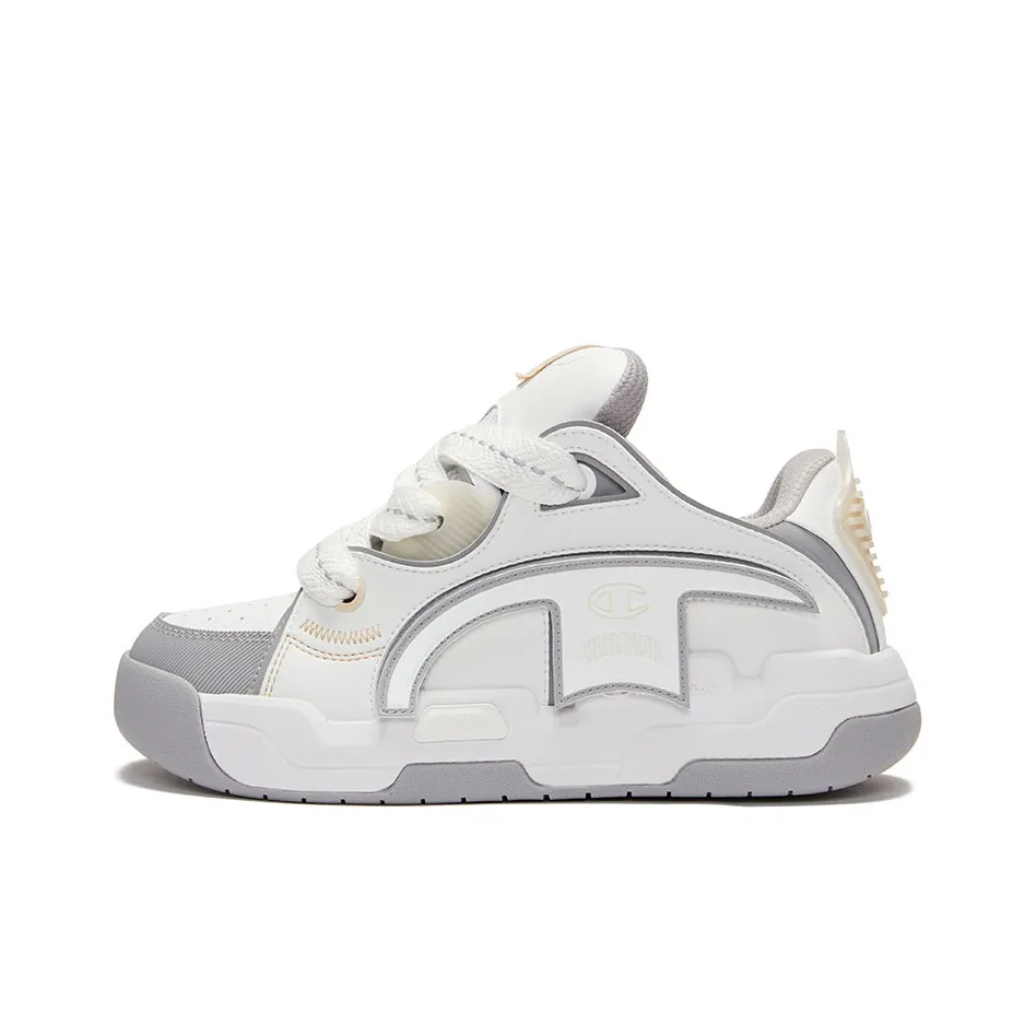 Champion Essentials Collection TronSkate V1 Скейтборд Кроссовки Женские Белые Серые