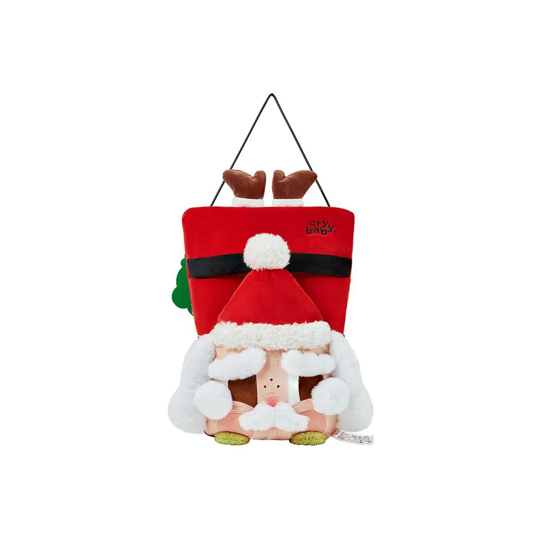 POP MART CRYBABY Lonely Christmas Collection POP MART IP Санта-Клаус Хранение Куклы 44 см