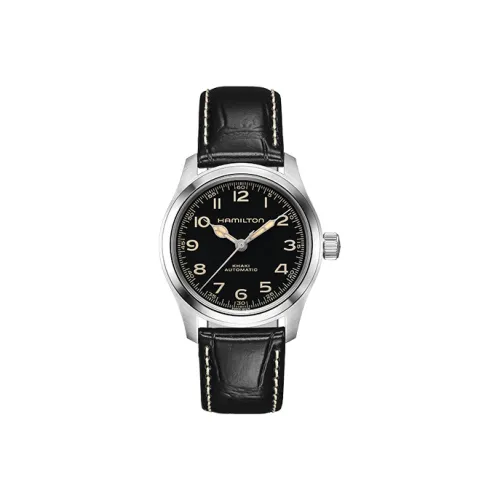 Hamilton Автоматический Механический Movement Унисекс Khaki Field Series Часы 38 мм Черные