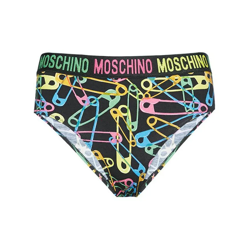MOSCHINO 1 Пачка Черный Женские Трусики-Бикини