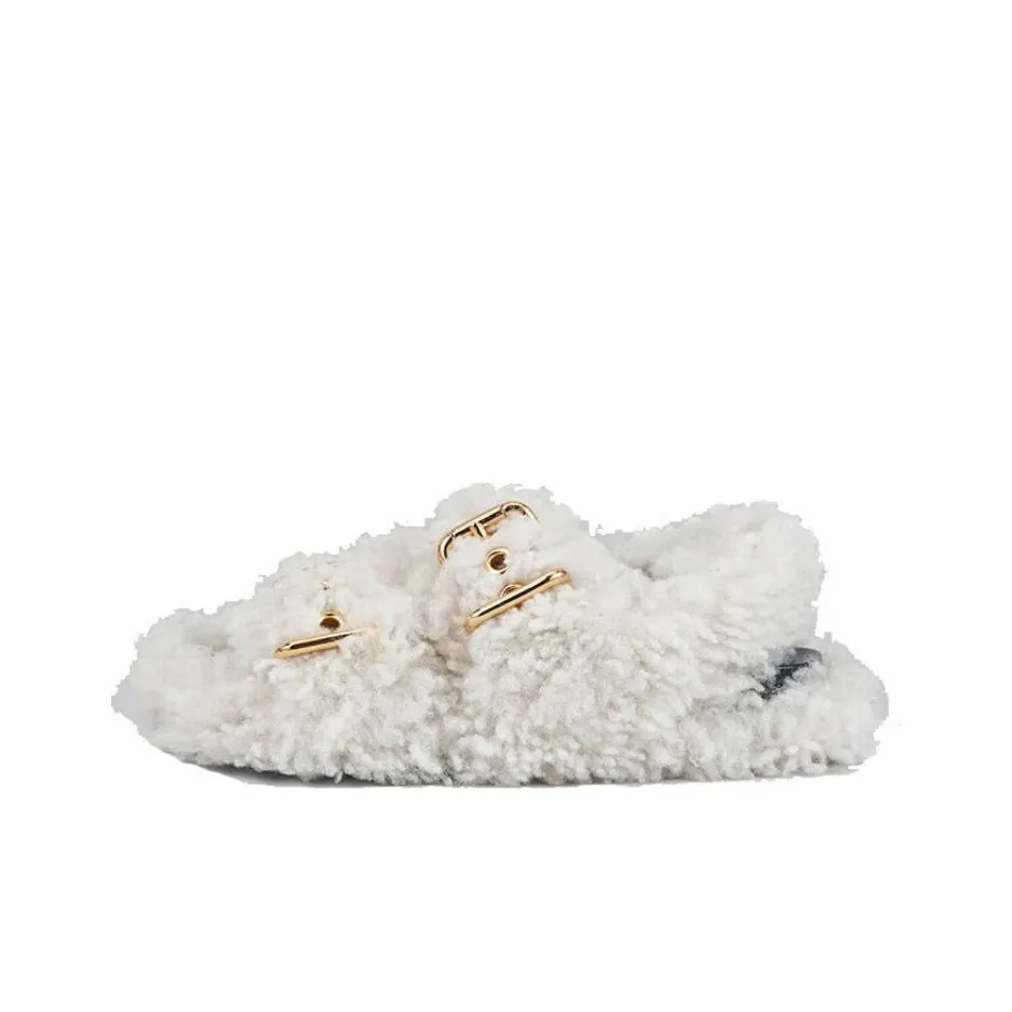 MARNI Fussbett Strap Sandals Women's White