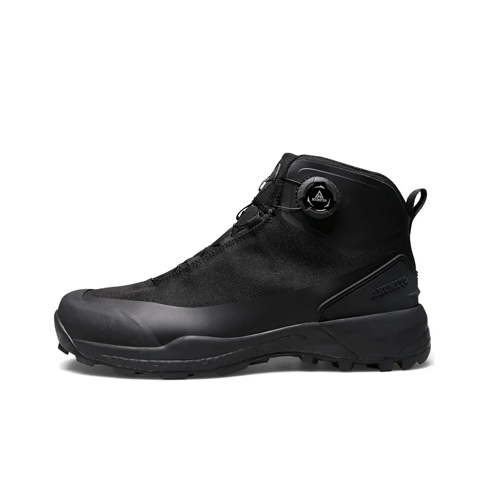 HUMTTO Амортизаторы Shock Slip-resistant Abrasion-resistant Высокий Топ Уличная обувь Мужская Черная