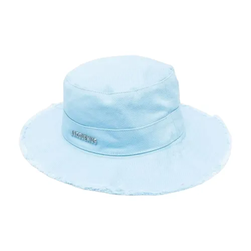 Jacquemus Cotton Bucket Hats Женские, синие