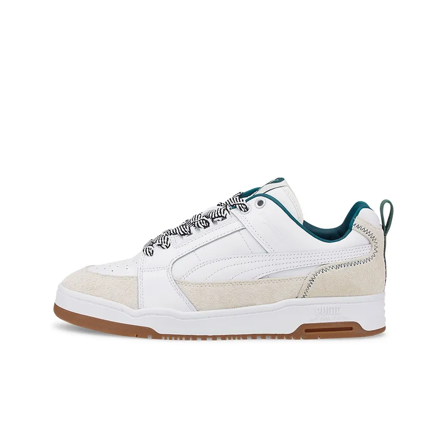 AMI X PUMA Slipstream Lo 2 Устойчивые к истиранию Низкие Кроссовки для скейтбординга Унисекс Белый Серый