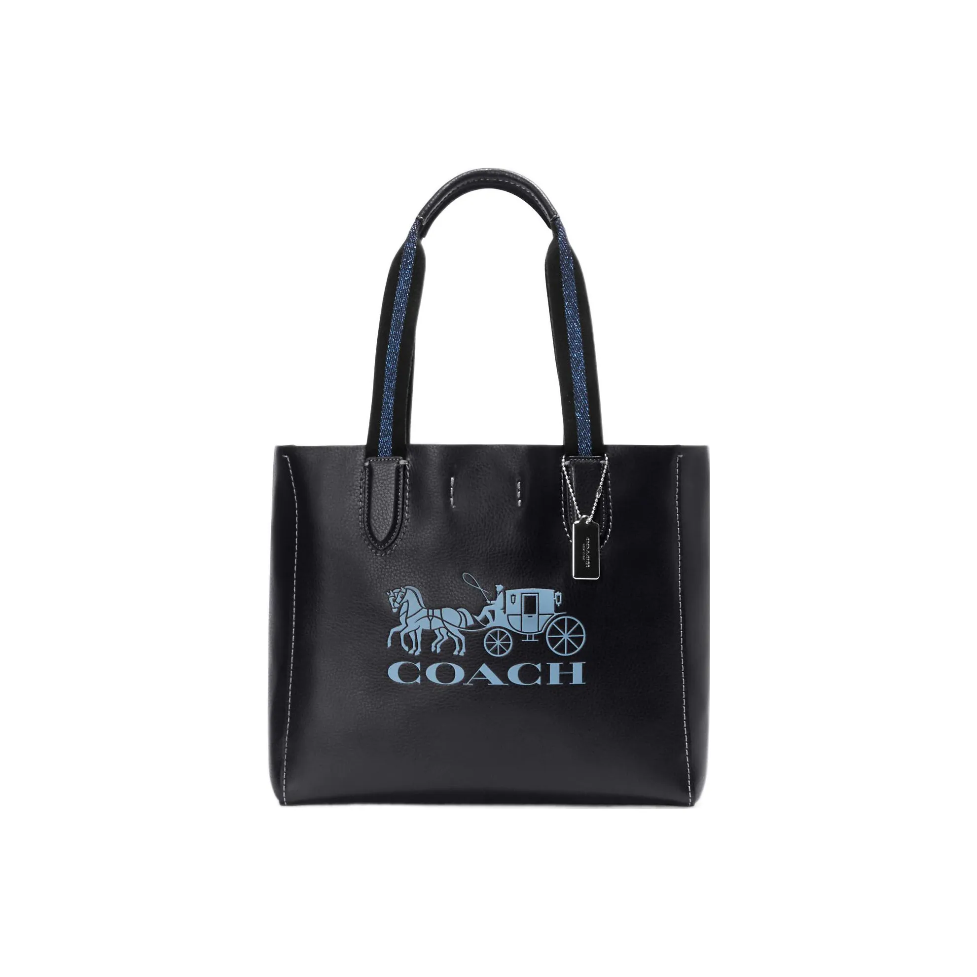 COACH Derby Каменная кожа с замшей Тоут Сумка Сумка для покупок Сумка Сумка через плечо Женская Морской синий