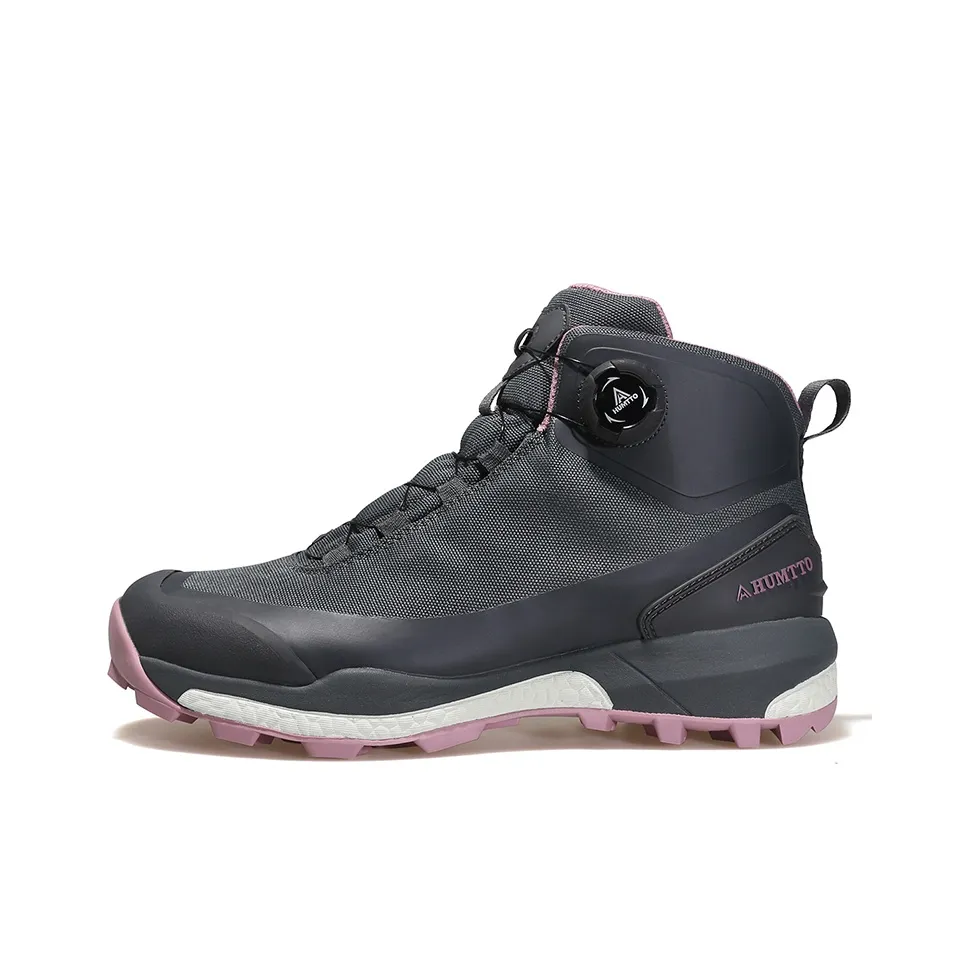 HUMTTO Mountaineering & Hiking Shoes Women's High Top Gray