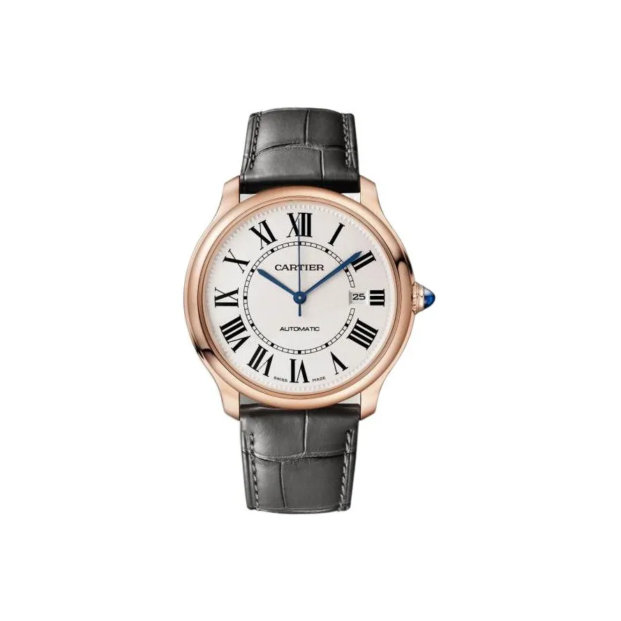 CARTIER RONDE DE Automatic Mechanical Movement Unisex Watch 40mm Gray Dial