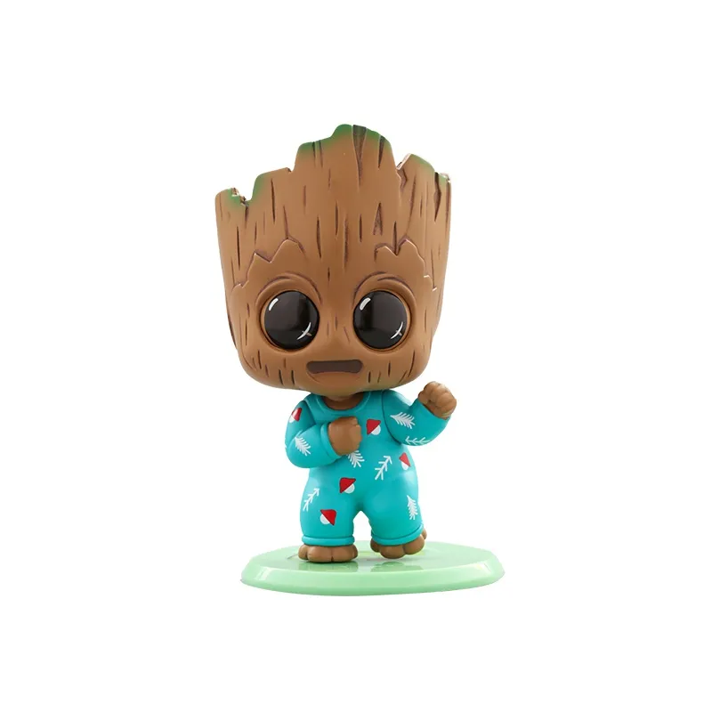 Hot Toys Groot Collection Groot Cosbaby S Mini Collector's Doll I Am Chibi Figures