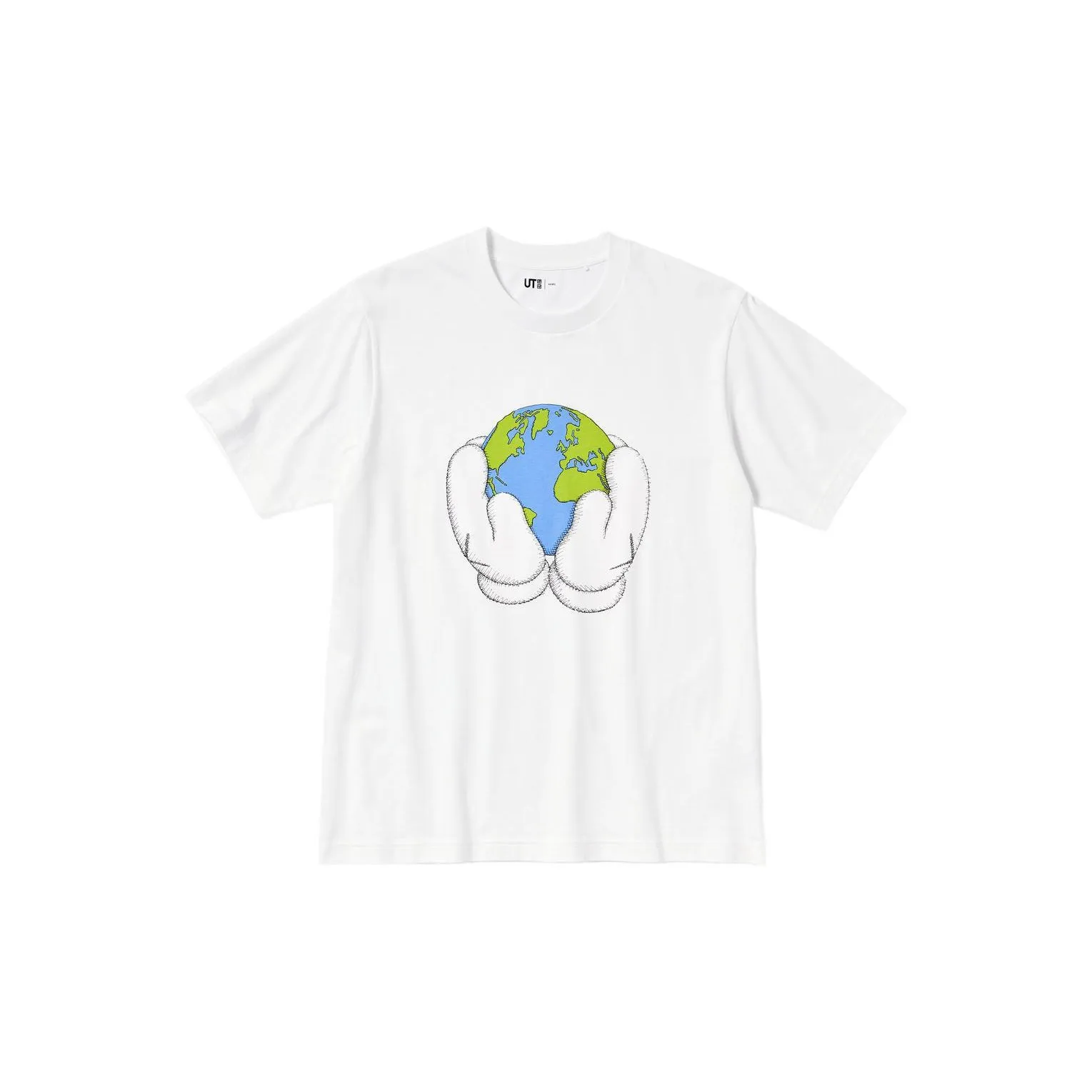 UNIQLO KAWS Collaboration Collection Белая Мужская Футболка