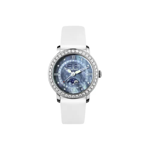 BLANCPAIN Автоматический Механический Movement Женские Женская Коллекция Одежды LADYBIRD Часы 35 мм Серые