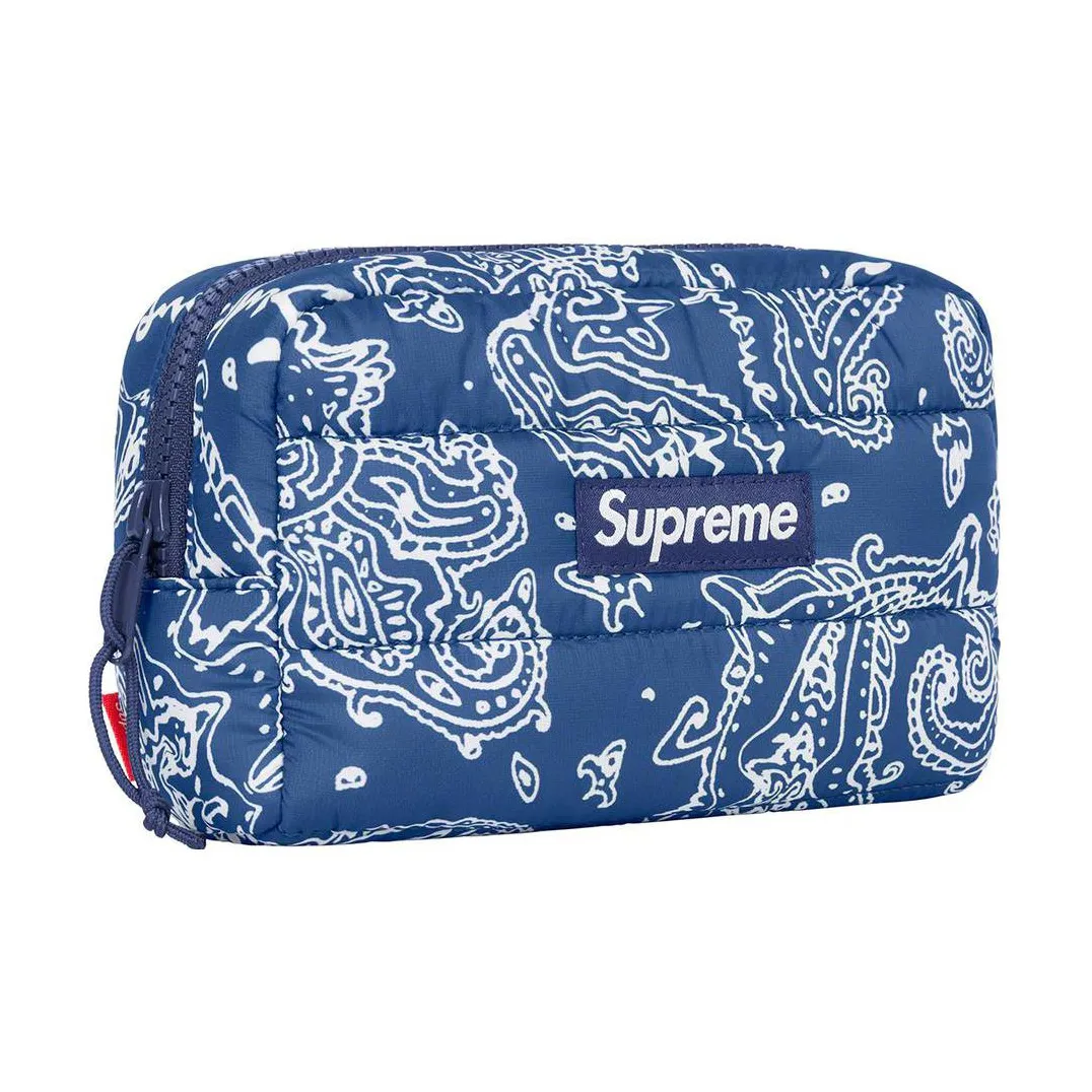 Supreme FW22 Week 14 Nylon Makeup Bag, Handheld Storage Bag Unisex Multicolor