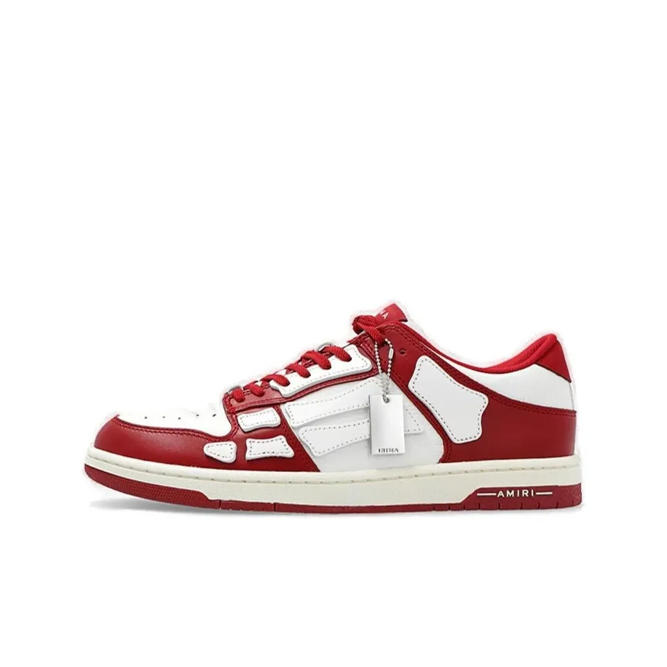 AMIRI Skel Top Low Red White
