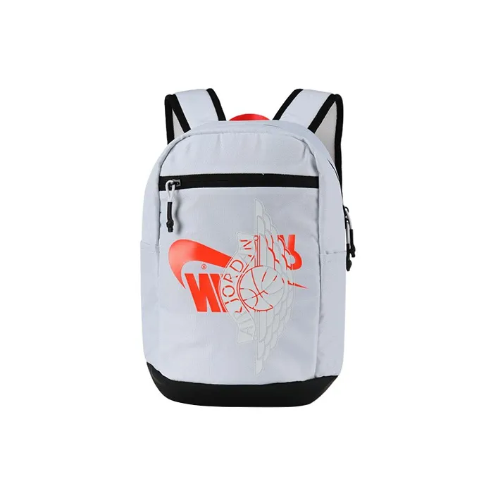 Jordan Polyester Backpack Small Unisex White Джордан Полиэстер Рюкзак Маленький Унисекс Белый