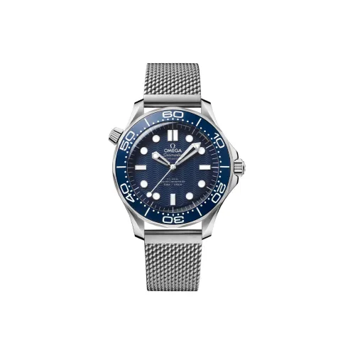 OMEGA Автоматический Механический Movement Мужские Seahorse Series 300m Плавательные Часы 42mm*14,3mm Синий