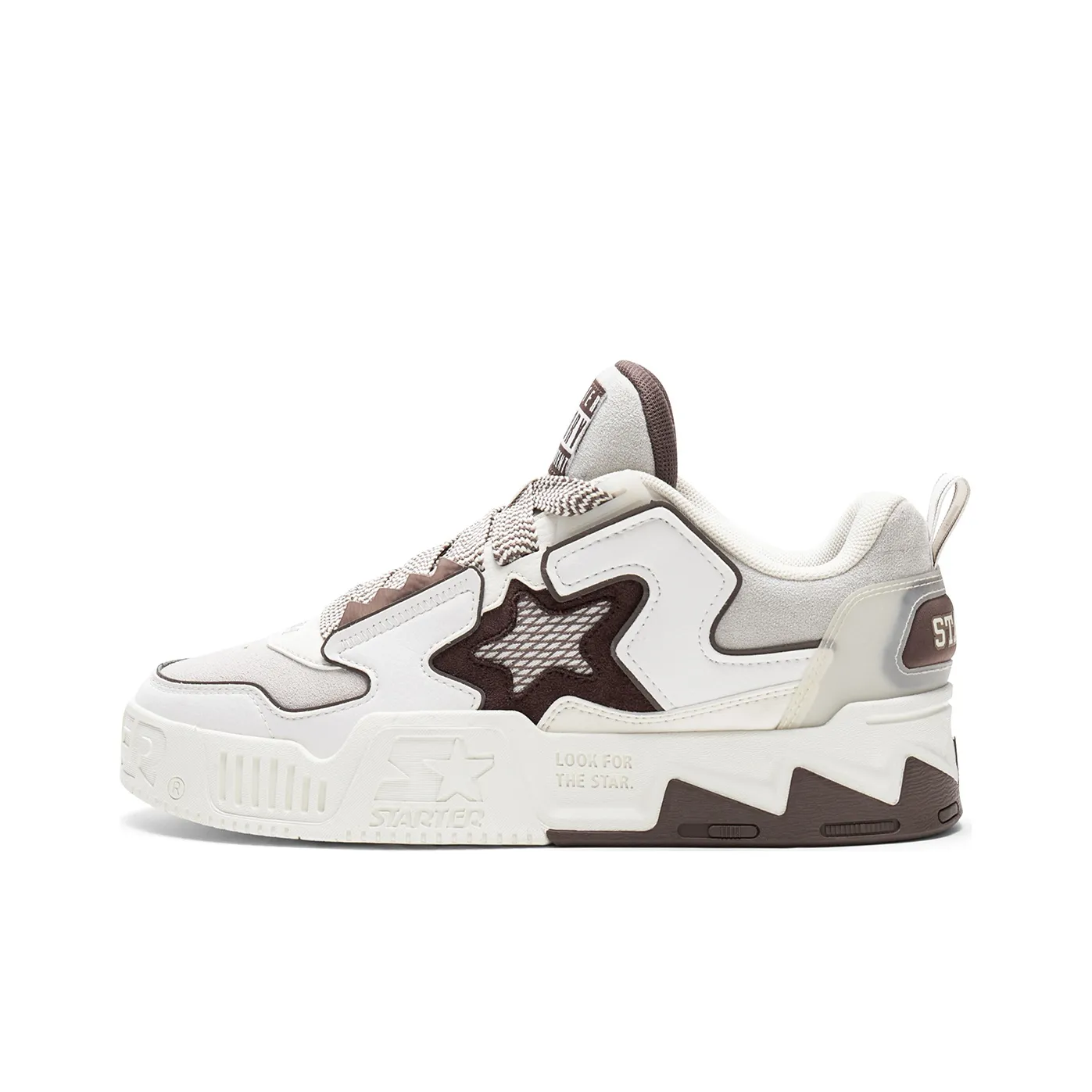 STARTER Vol Sound Wave 2 Противоскользящие Устойчивые к износу Низкие Кроссовки для скейтбординга Мужские Белый Коричневый