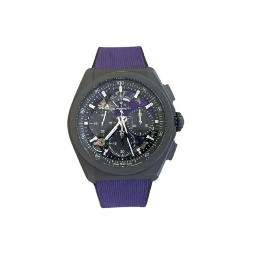 ZENITH Автоматический Механический Movement Мужские Часы Defy Collection 44 мм с Вырезом