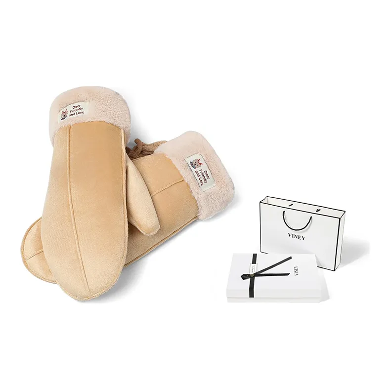 VINEY Полиэфирный трикотаж Перчатки Женские